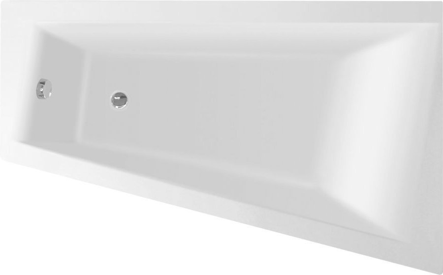 METUJE vana 160x100x42cm, bez nožiček, pravá, bílá